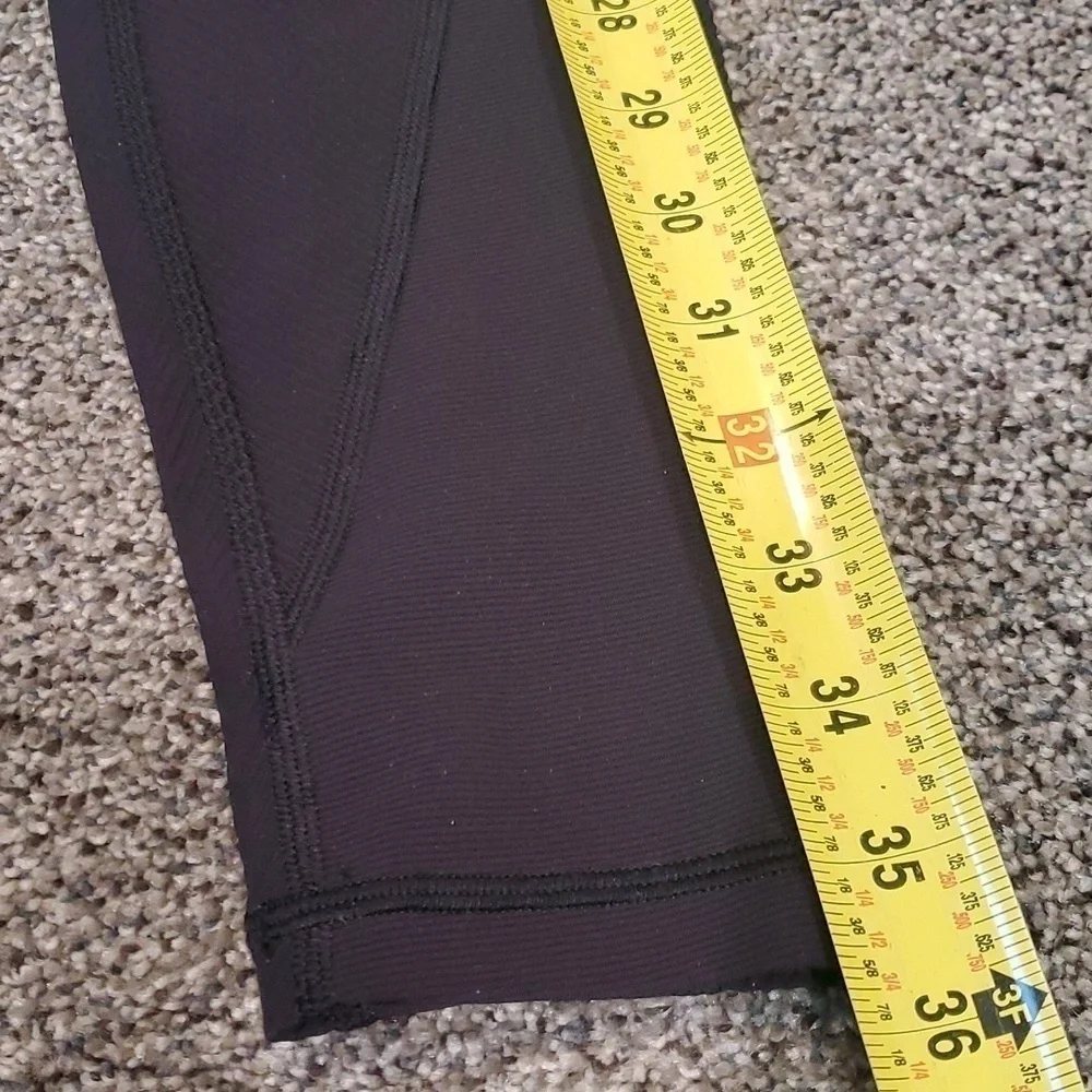 Lululemon Athleta Yoga Womens Ribbed Leggings sz 4